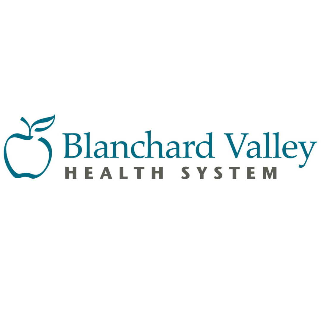 Logo of Blanchard Valley Health System featuring an apple and leaf.
